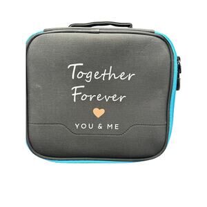Matein Portable Electronics Travel Laptop Organizer Bag Together Forever You &Me
